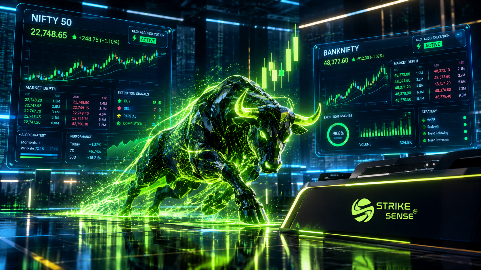 Strike Sense Indian Market Algorithmic Trading